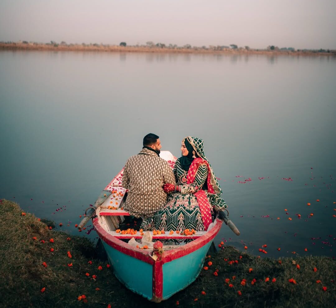 All because two people fall in love — Samad & Amna #weddingportraits #aesthetic #jhelum #photographer #portrait #wedding #dream #look #insta #photos #bride #groom (1)